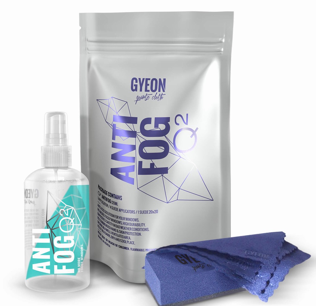 Bộ dung dịch phủ ceramic chống đọng sương GYEON Q2 AntiFog 120 ml