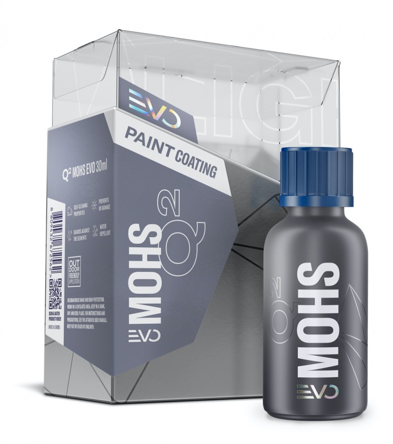 Bộ dung dịch phủ ceramic sơn GYEON Q2 Mohs EVO Light box 100 ml