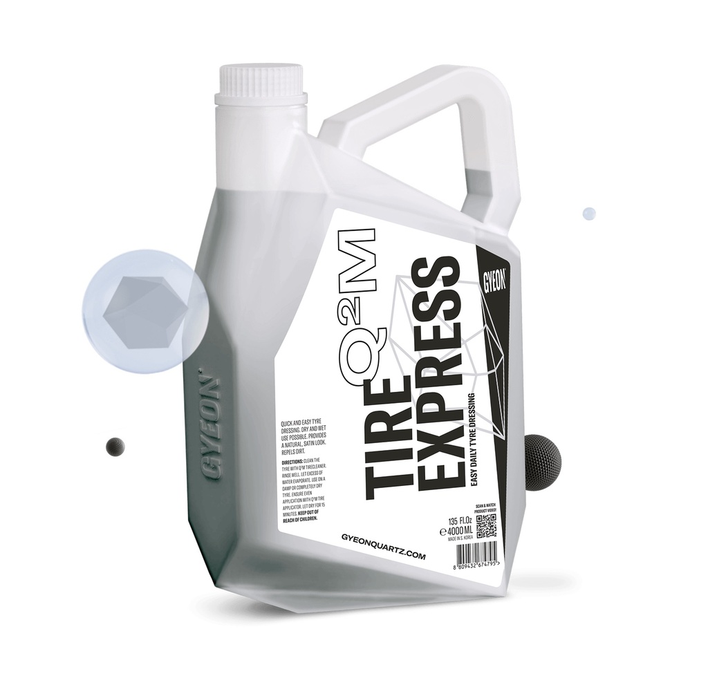 Dung dịch bảo dưỡng vỏ (lốp) GYEON Q2M Tire Express 4000 ml