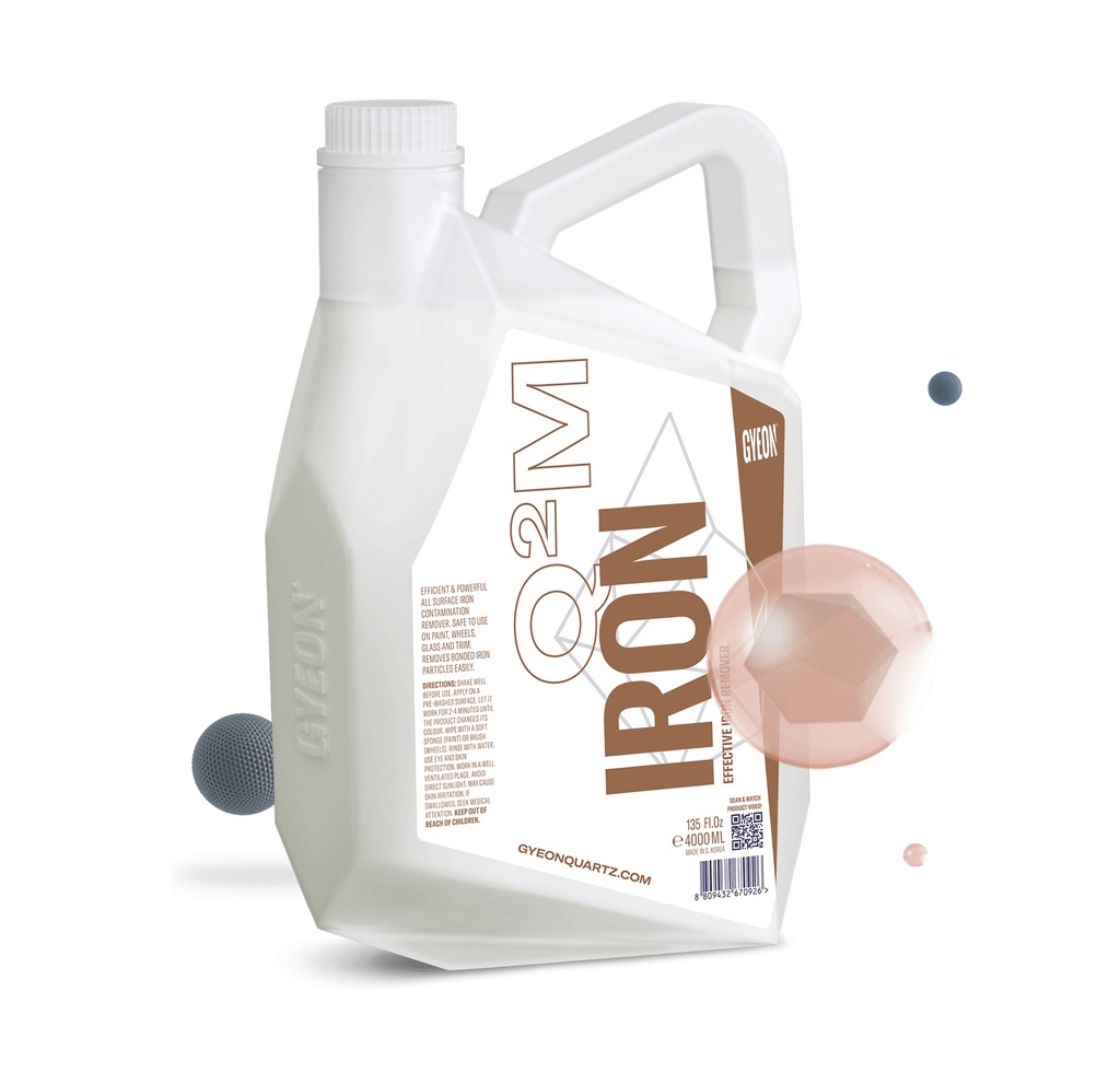 DUNG DỊCH LÀM SẠCH GỈ SẮT GYEON Q²M Iron 4000 ml